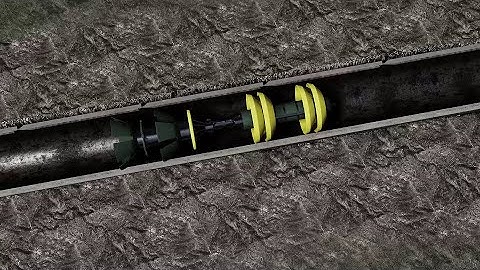 Trenchless Sewer Replacement Industrial 3D Animation