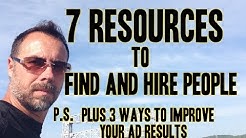 How to find Employees for landscaping, construction or lawn care 