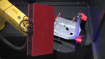 gom atos scanbox 4105 single sheet metal part