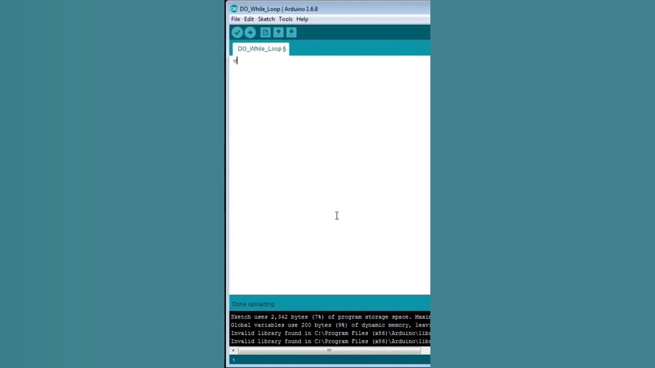 How to use Do While Loop in Arduino - YouTube