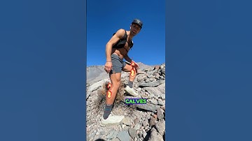 Calves burning hiking uphill? Try this easy and effective technique! #hiking #trekking #mountains
