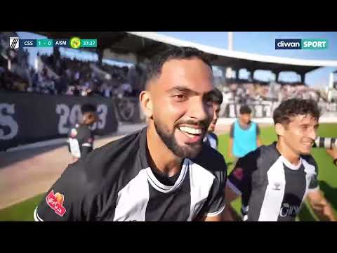 الدقيقة 38 إياد بالوافي يسجل الهدف الأول للنادي الصفاقسي بتمريرة رائعة من محمد الطرابلسي