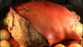 Ecuadorian Roasted Pork Leg {Hornado de Chancho}