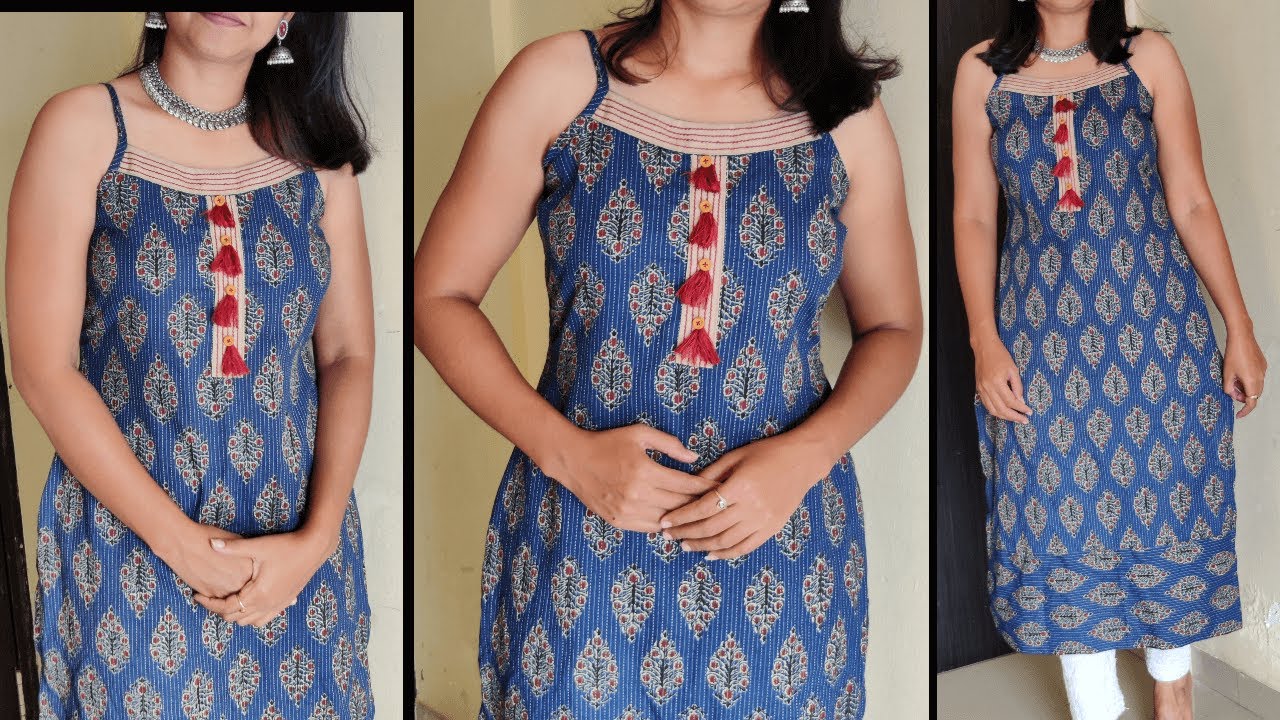 Short Kurti For Women in Hand Block Print Cotton | Made To Order