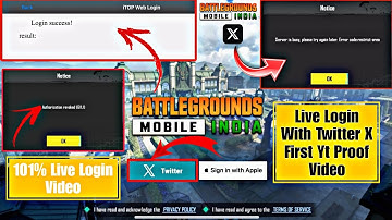Bgmi Twitter/X Login Problem Problem Solution, bgmi x login problem ios & android fix 100% 2025