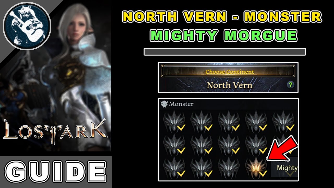 Mighty Morgue Monster Location in Lost Ark | North Vern Locations Guide