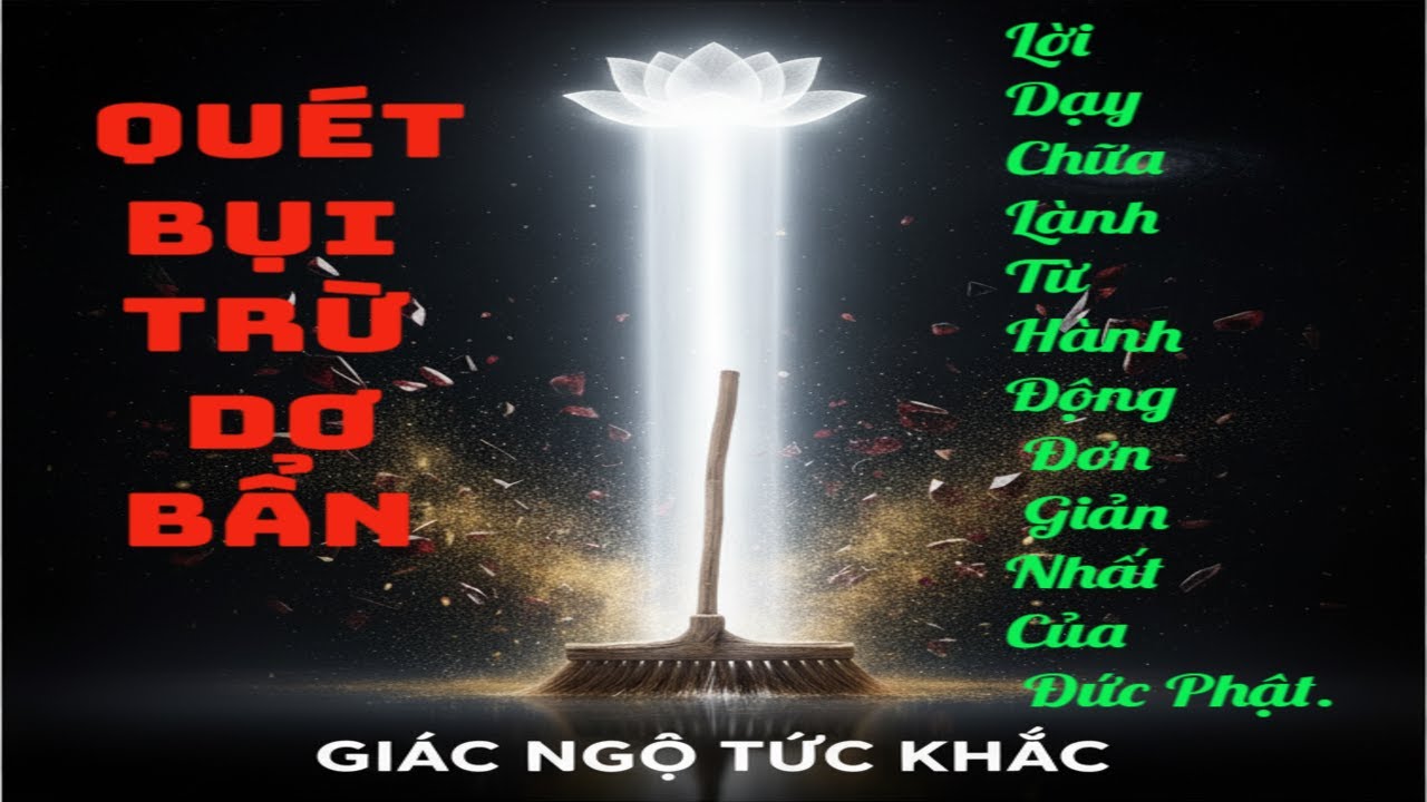 QUÉT BỤI TRỪ DƠ BẨN, Giác Ngộ Tức Khắc | Lời Dạy Chữa Lành Từ Hành Động Đơn Giản Nhất Của Đức Phật!