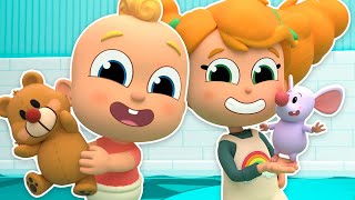 BABY MILIKI plays with TEDDY BEAR and sings a NEW SONG - Good Behavior for Kids | Miliki