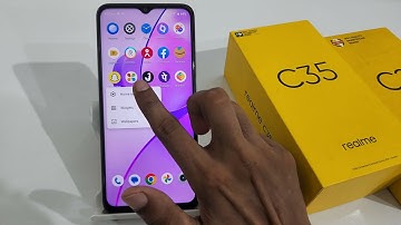 how to add new app to home screen in realme c35 | realme c35 install app kaise home screen par laye
