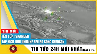 Nga công bố video tên lửa Iskander tấn công lực lượng Ukraine tập trung tại chân cầu Antonovsky