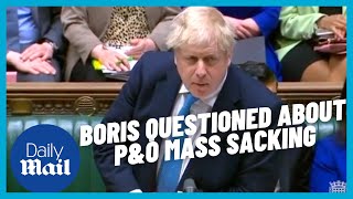 PMQs today: Boris Johnson reveals he didn't read report about P&O Zoom mass sacking