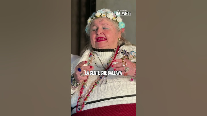 Anna Maria, 80 anni e il paradiso.
