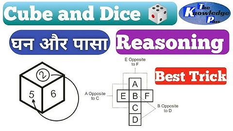 Cube and Dice Reasoning Tricks Part-2 ll RRB ll NTPC l SSC l CHSL l IBPS l UPSC