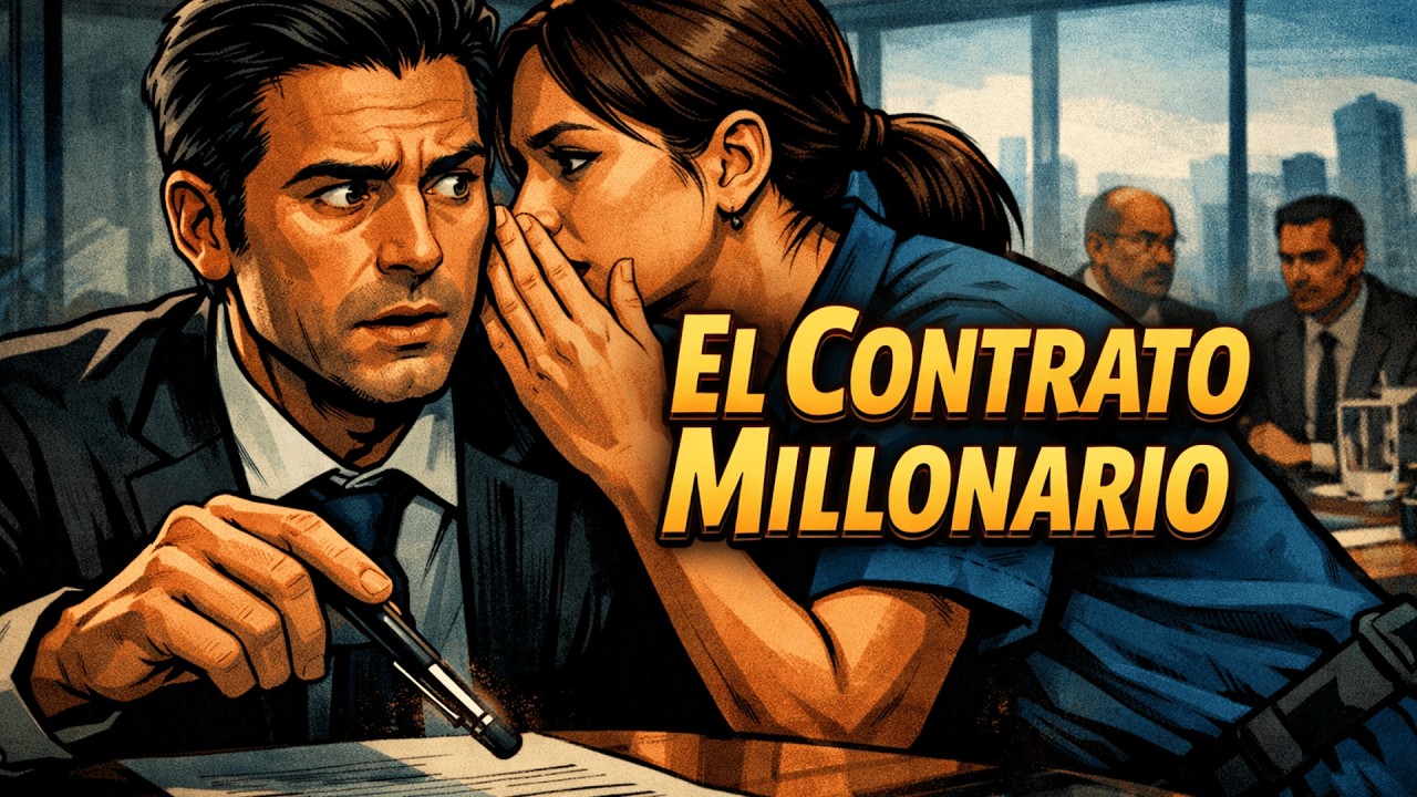 “No firmes el contrato” susurró la mujer de limpieza… y el millonario tomó una decisión inesperada