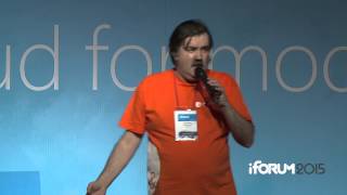 Открытие iForum 2015. Александр Ольшанский, Андрей Садовой.