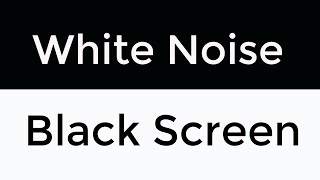 White Noise Black Screen | Sleep Sounds For Relaxing, Focus or Sleep | White Noise 24 Hours