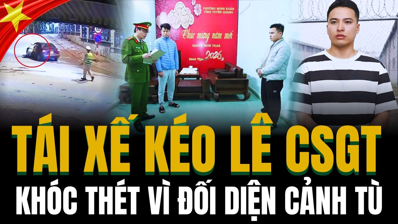 Bắt Tài Xế Kéo Kính ô Tô Kẹp Tay Thiếu Tá CSGT Rồi Tăng Ga Bỏ Chạy, Nguyễn Tuấn Quyền Đối Diện Án Tù