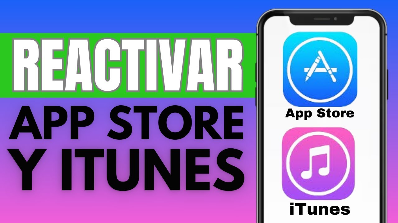 Cómo VOLVER a ACTIVAR la Cuenta de iTunes y App Store (Fácil y Rápido