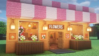 Как построить цветочный магазин в майнкрафт.