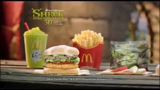 Mcdonalds Happy Meal Shrek Forever After Tvc 2010