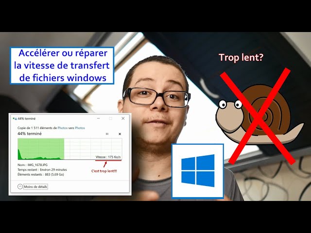 Vitesse transfert de fichiers windows lente [quoi faire quand ça arrive?] -  YouTube