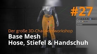 Blender 3D-Charakterworkshop Teil 1 | #27 - Base Mesh Hose, Stiefel & Handschuh
Since 2017 AgenZasBrothers no longer exists. You can find us here now:
Zacharias Reinhardt: https://cgboost.com or https://www.youtube.com/cgboost
Vincent Reinhardt: https://www.vincentreinhardt.de Blender 3D-Charakterworkshop Teil 1 | #27 - Base Mesh Hose, Stiefel & Handschuh