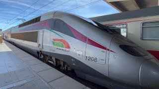 AlBoraq bullet train pociąg Morocco #bullettrains #trains #pociąg #morocco #casablanca #tangier #fun