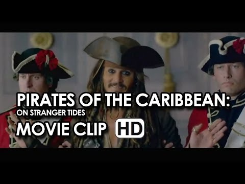 Johnny Depp in "Palace Escape" Clip from Pirates of the Caribbean: On Stranger Tides (2011) HD