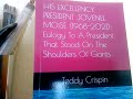 HIS EXCELLENCY PRESIDENT JOVENEL MOïSE (1968-2021): Eulogy To A President That Stood On The Shoulders Of Giants