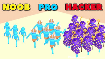 Crowd Evolution! || Noob vs Pro vs Hacker || iOS/Android