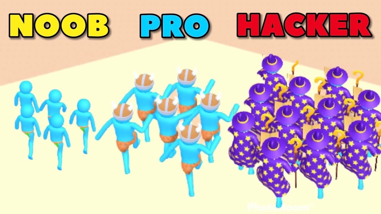 Crowd Evolution! || Noob vs Pro vs Hacker || iOS/Android