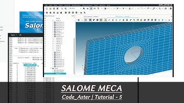 Salome Meca | Structured Grid Meshing| Code_Aster Study | Lesson -5