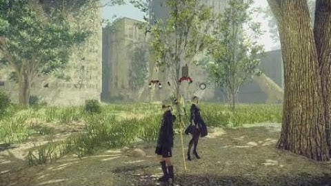 NieR:Automata Z-fight glitch