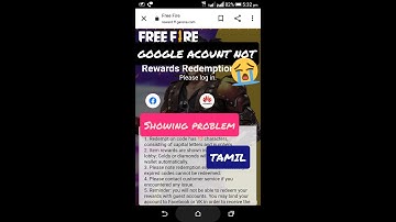 GOOGLE ACCOUNT NOT SHOWING IN REDEEM CODE WEBSITE SOLUTION/TAMIL