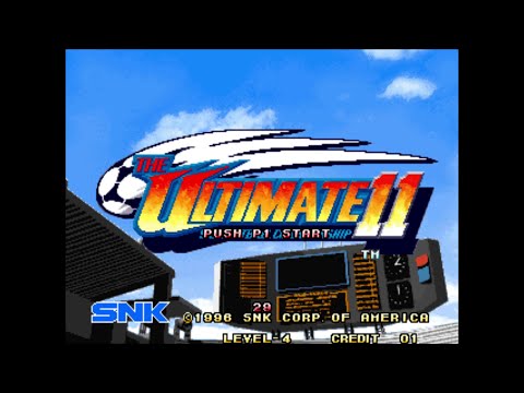 The Ultimate 11: SNK Football Championship. (得点王: 炎のリベロ). [Arcade - SNK]. WALES. WC. 1CC. 60Fps.