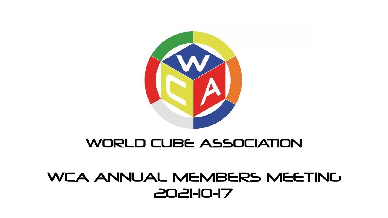 WCA Annual Members Meeting - 2021.10.17