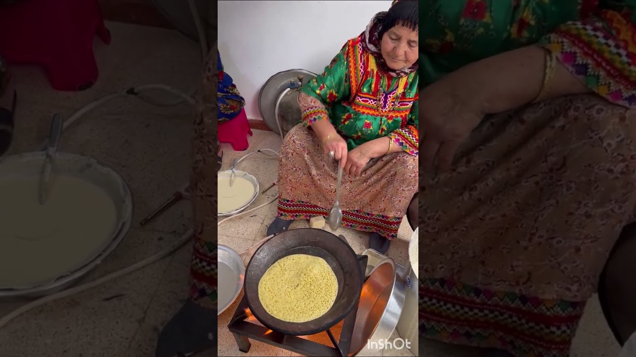 حفلة في جبل 🏔️ في اول نوفمبر ،(كيفية صحيحة لعجن بغرير)في منطقة قبايل (بويرة)🇩🇿🇩🇿🇫🇷🇫🇷