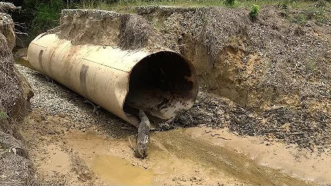 Culvert Install debris curb Ep. 18