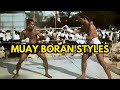 Muay thai boran styles explained