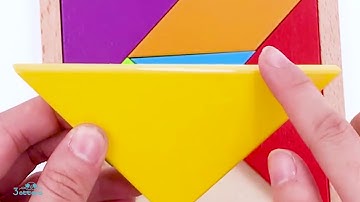 Wooden Tangrams Puzzles, 28 Pieces Tangram Puzzle Book Set Toy Colorful Educational Gift