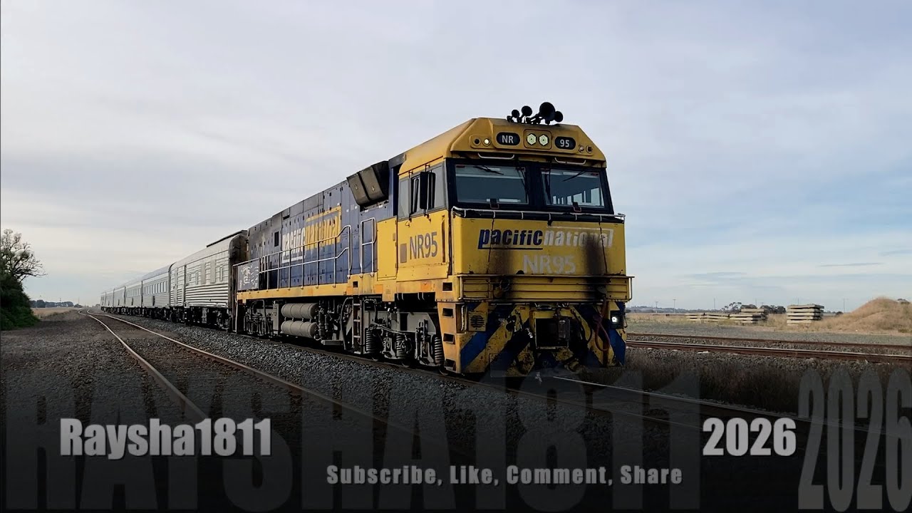 2MA8 - NR95 (The Overland) Gheringhap - Australian Trains by Raysha1811