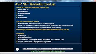 28 Bulleted list in asp net Part 28