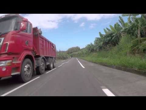 Martinique Route vers Le Carbet Partie 2, Gopro / Martinique Road to Le Carbet Part 2