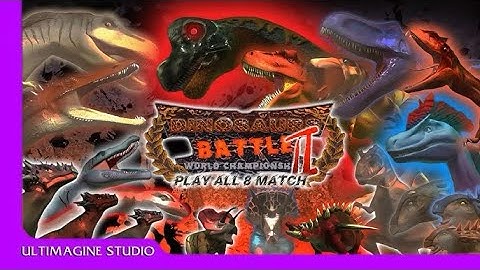 Dinosaurs Battle World Championship Season 2 Round 2 Play All 8 Match (FANMADE)