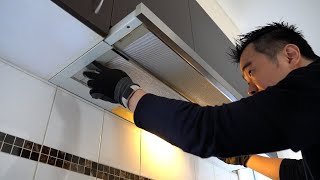 How Do I Replace My Old Kitchen Rangehood | DIY | Time-lapse Video