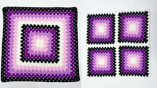 Cómo tejer un cuadrado de abuela para principiantes / how to crochet a granny square for beginners