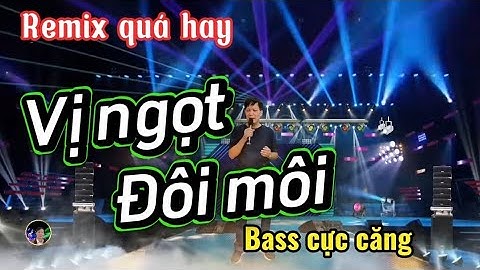 Tuyệt phẩm Remix Vị ngọt đôi môi - ST: Lê Hựu Hà - Cover: Mr Thang