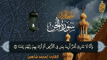 سورة الجن للقارئ محمد شاهين
