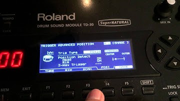 Roland TD-30KV Sensitivity Settings