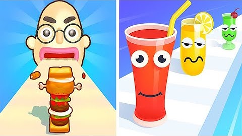 PanCake Run Vs Juice Run - All Gmaplay RELAXING VIDEOS Mobile Game Walkthrough iOS,Android
